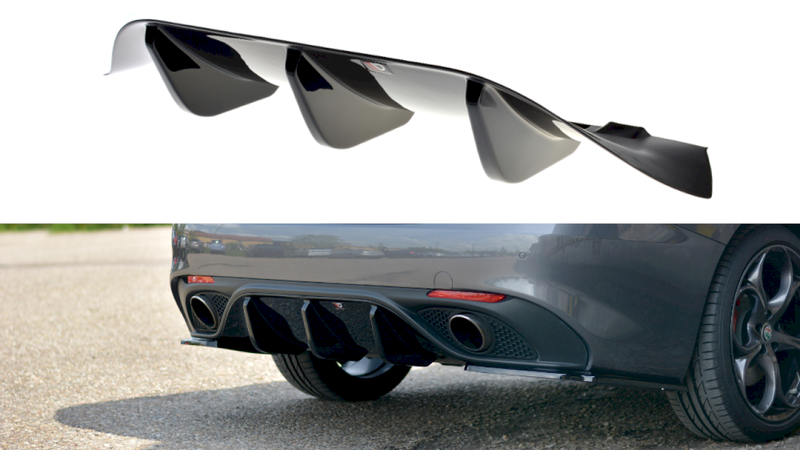 Maxton Design - REAR DIFFUSER ALFA ROMEO GIULIA VELOCE (2015-2019)