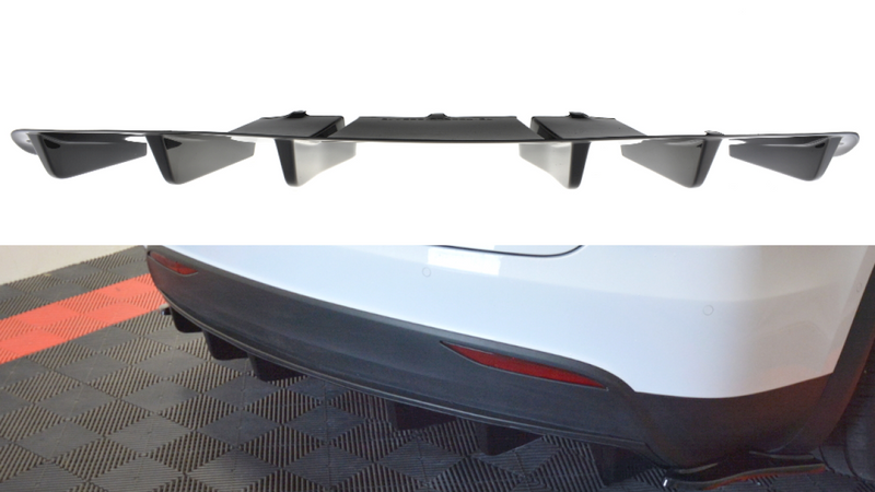 Maxton Design - REAR DIFFUSER TESLA MODEL X (2015-)