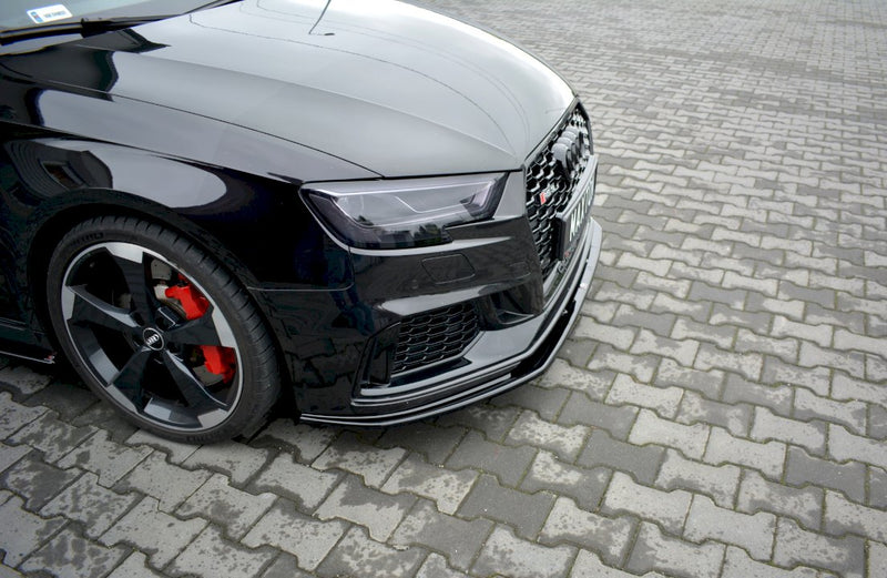 Maxton Design - FRONT SPLITTER V.1 AUDI RS3 8V FACELIFT SPORTBACK (2017 - 20)