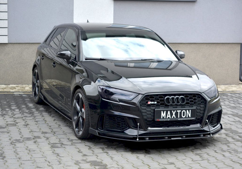 Maxton Design - Front Racing Splitter V.2 Audi RS3 Sportback 8V Facelift