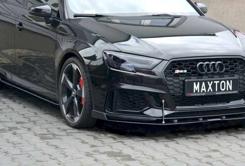 Maxton Design - Front Racing Splitter V.2 Audi RS3 Sportback 8V Facelift
