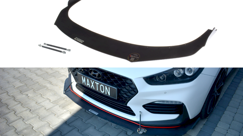 Maxton Design - FRONT RACING SPLITTER HYUNDAI I30 MK3 N