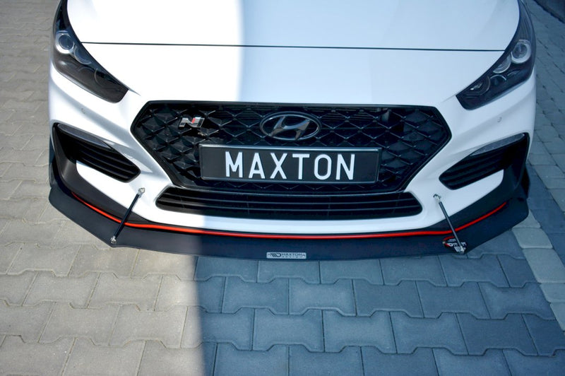 Maxton Design - FRONT RACING SPLITTER HYUNDAI I30 MK3 N