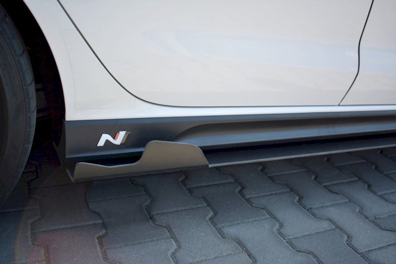 Maxton Design - RACING SIDE SKIRTS DIFFUSERS HYUNDAI I30 MK3 N