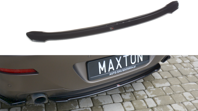 Maxton Design - CENTRAL REAR SPLITTER BMW 6 GRAN COUPÉ (2012-2014)