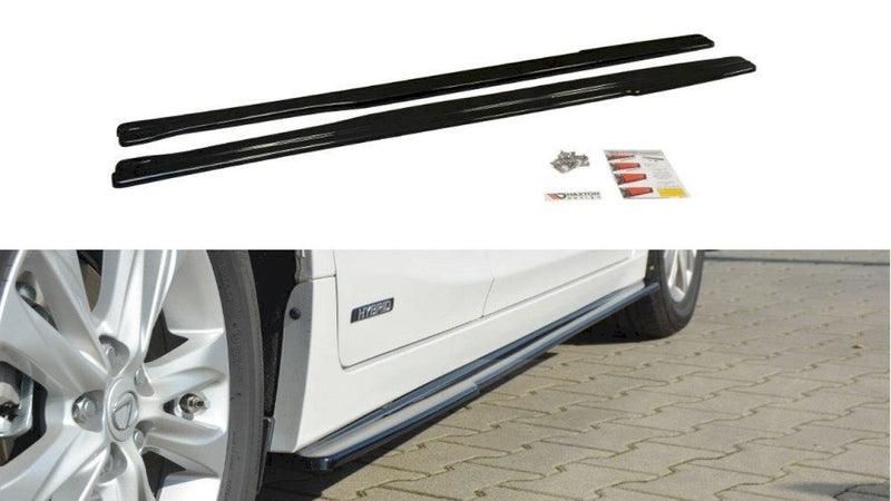 Maxton Design - SIDE SKIRTS DIFFUSERS LEXUS CT MK1 FACELIFT (2013-2017)