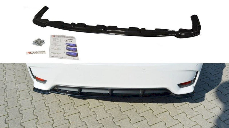Maxton Design - CENTRAL REAR SPLITTER LEXUS CT MK1 FACELIFT (2013-2017)
