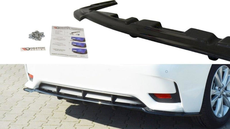 Maxton Design - REAR SPLITTER LEXUS CT MK1 FACELIFT (WITH VERTICAL BARS) (2013-2017)