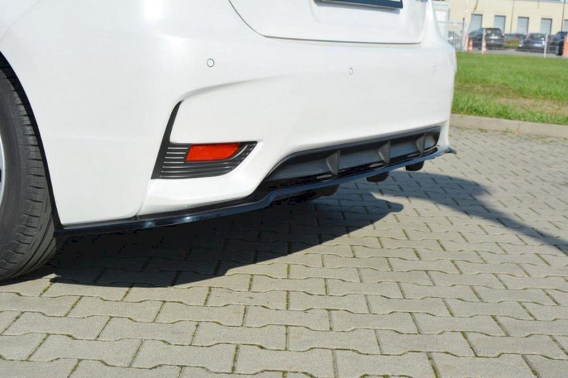 Maxton Design - REAR SPLITTER LEXUS CT MK1 FACELIFT (WITH VERTICAL BARS) (2013-2017)