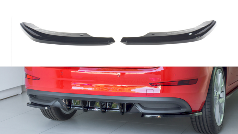 Maxton Design - REAR SIDE SPLITTERS SKODA SCALA (2019-UP)