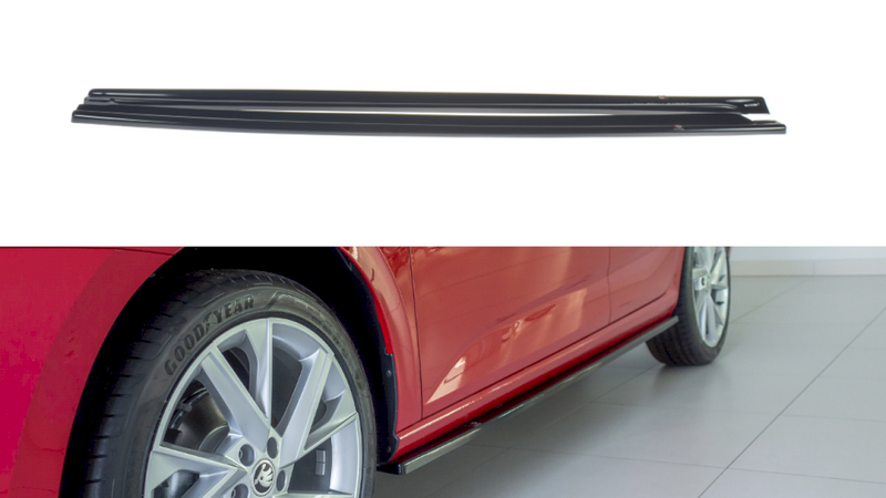 Maxton Design - SIDE SKIRTS DIFFUSERS SKODA SCALA (2019-UP)