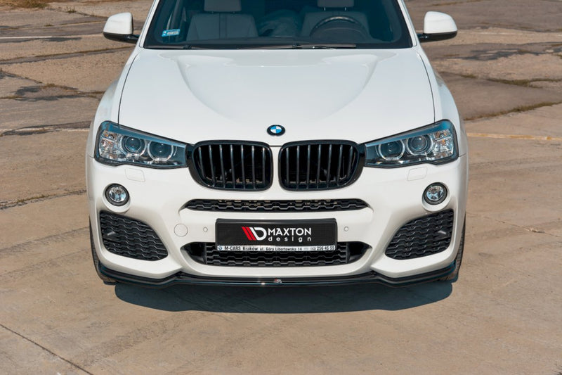 Maxton Design - FRONT SPLITTER BMW X3 F25 M-PACK FACELIFT (2014-2017)