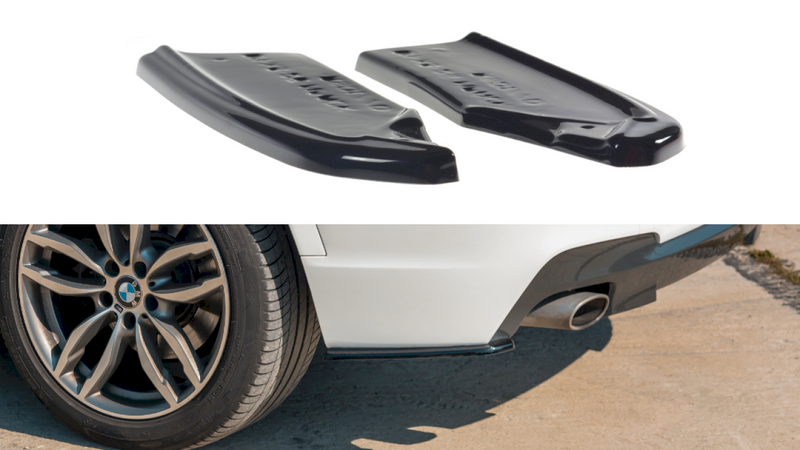 Maxton Design - REAR SIDE SPLITTERS BMW X3 F25 M-PACK FACELIFT (2014-2017)