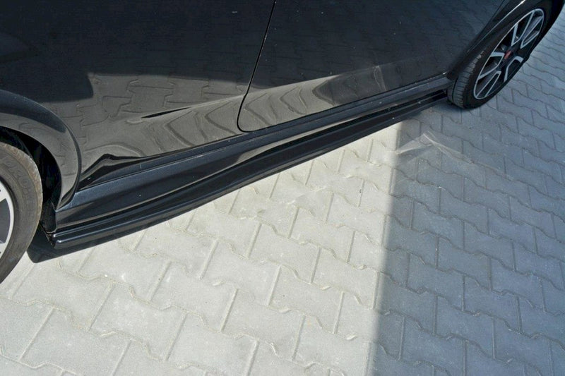 Maxton Design - SIDE SKIRTS DIFFUSERS FIAT PUNTO EVO ABARTH (2010-2014)