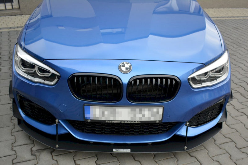 Maxton Design - FRONT RACING SPLITTER V.2 BMW 1 F20/F21 M-POWER FACELIFT (2015-19)