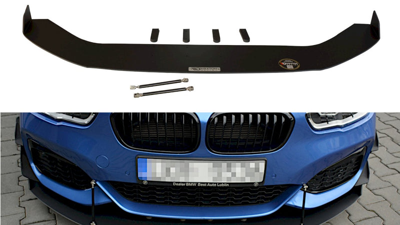 Maxton Design - FRONT RACING SPLITTER V.2 BMW 1 F20/F21 M-POWER FACELIFT (2015-19)