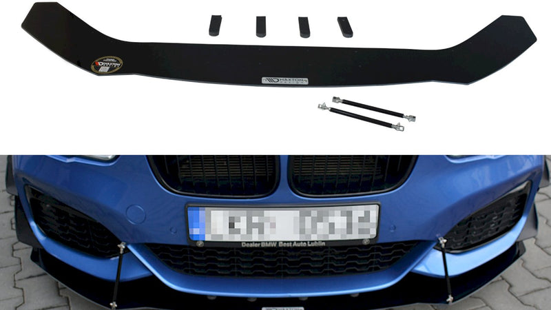 **CLEARANCE** Maxton Design - FRONT RACING SPLITTER V.1 BMW 1 F20/F21 M-POWER FACELIFT (2015-19) (NO RETURN)