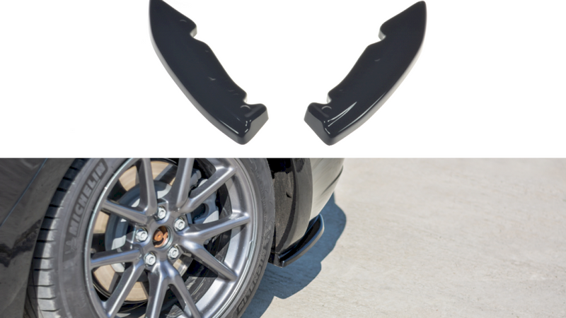 Maxton Design - REAR SIDE SPLITTERS TESLA MODEL 3 (2017-2023)