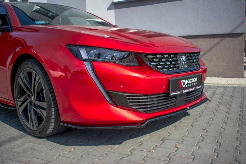 Maxton Design - FRONT SPLITTER V.1 PEUGEOT 508 SW MK2