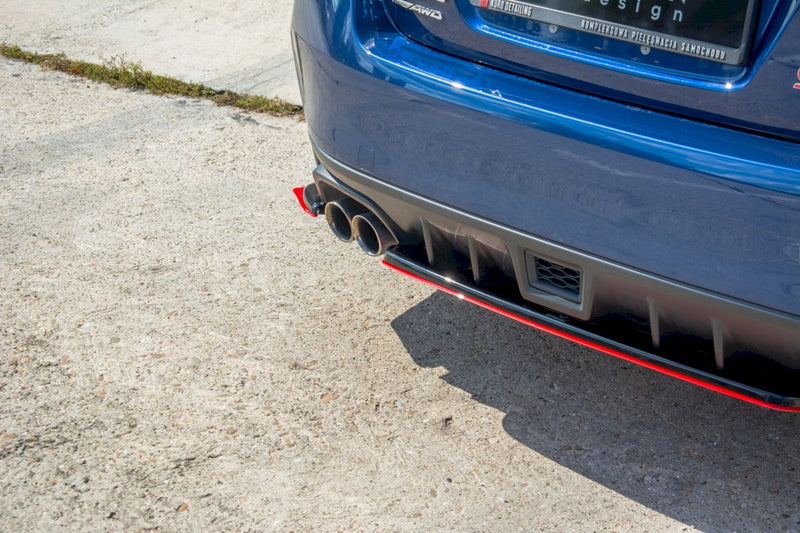 Maxton Design - CENTRAL REAR SPLITTER V.2 SUBARU WRX STI