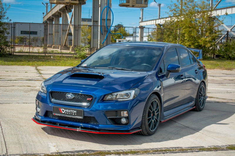 Maxton Design - FRONT SPLITTER V.4 SUBARU WRX STI