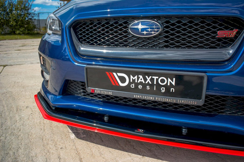 Maxton Design - FRONT SPLITTER V.4 SUBARU WRX STI