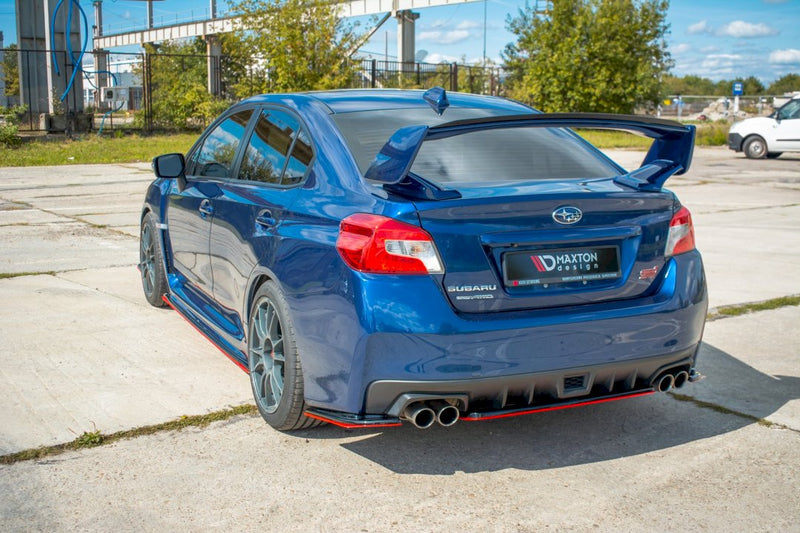 Maxton Design - REAR SIDE SPLITTERS V.2 SUBARU WRX STI