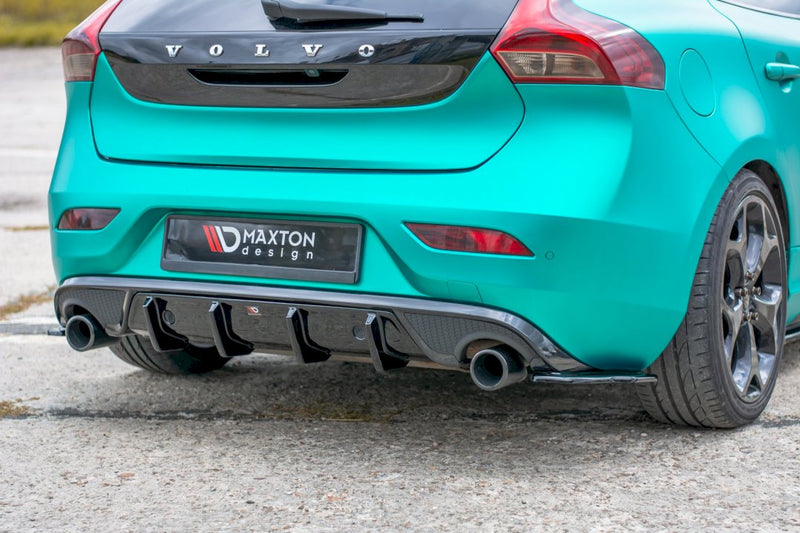 Maxton Design - REAR SIDE SPLITTERS VOLVO V40 R-DESIGN(2012-19)