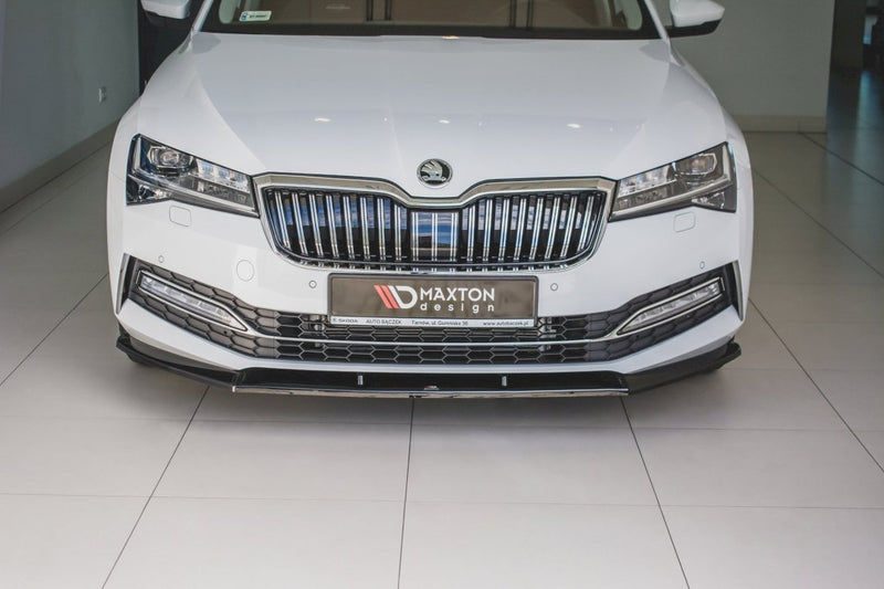 Maxton Design - FRONT SPLITTER V.2 SKODA SUPERB MK3 FL (2019-)