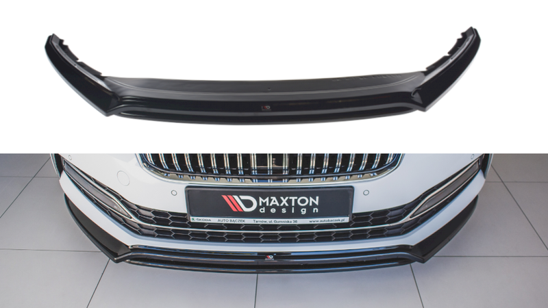 Maxton Design - FRONT SPLITTER V.3 SKODA SUPERB MK3 FL (2019-)