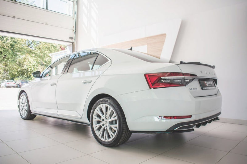 Maxton Design - SIDE SKIRTS DIFFUSERS SKODA SUPERB MK3 FL (2019-)