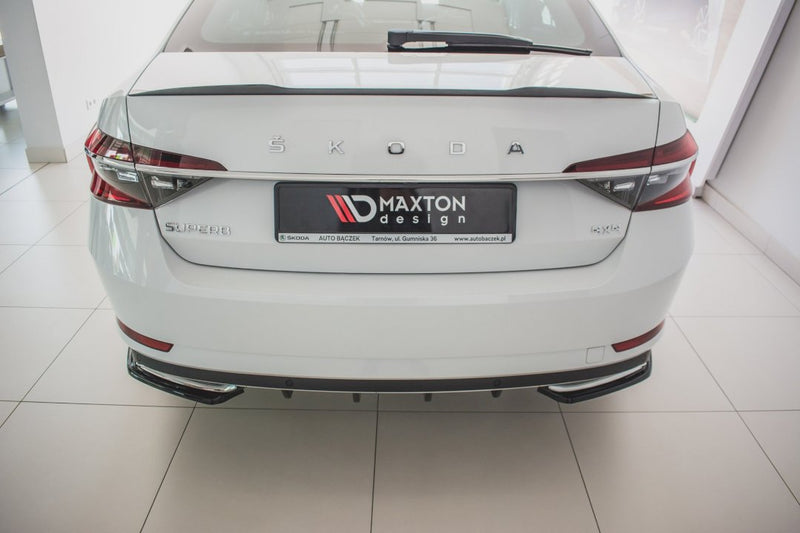 Maxton Design - REAR SIDE SPLITTERS SKODA SUPERB MK3 FL (2019-)