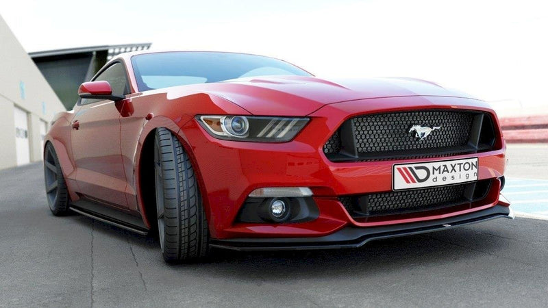 Maxton Design - FRONT SPLITTER V.1 FORD MUSTANG MK6 (2014-17)