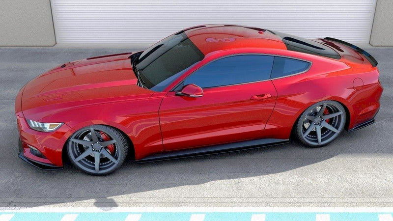 Maxton Design - SIDE SKIRTS DIFFUSERS FORD MUSTANG MK6 (2014-17)