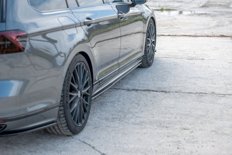 Maxton Design - SIDE SKIRTS DIFFUSERS VOLKSWAGEN PASSAT R-LINE B8 (2015-19)