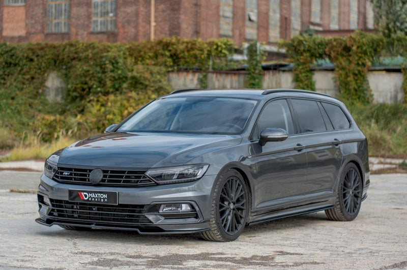 Maxton Design - SIDE SKIRTS DIFFUSERS VOLKSWAGEN PASSAT R-LINE B8 (2015-19)