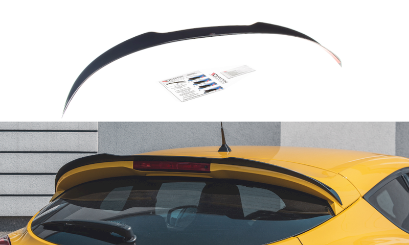 Maxton Design - SPOILER EXTENSION RENAULT MEGANE MK3 RS (2010-15)
