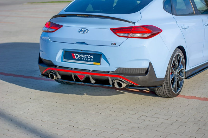Maxton Design - Central Rear Splitter Hyundai I30 Mk3 N Fastback