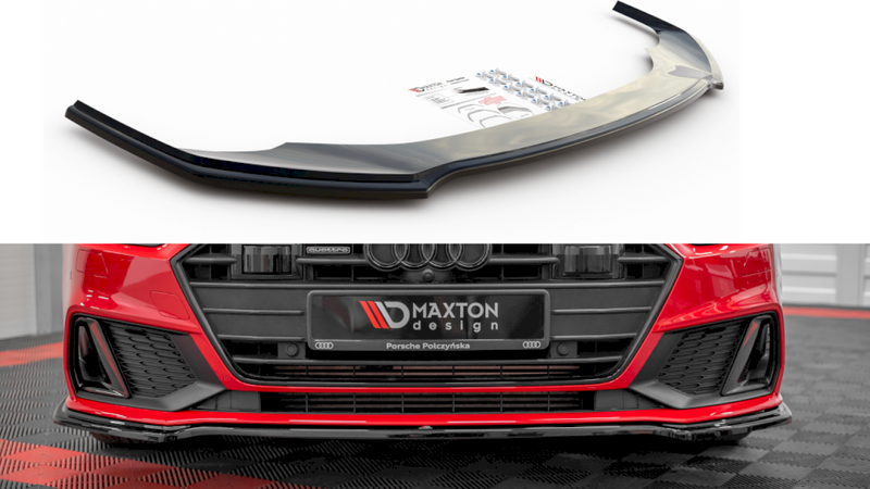 Maxton Design - Front Splitter V.1 Audi A7 S-Line C8 / S7 C8 / C8 Facelift / S7 Facelift