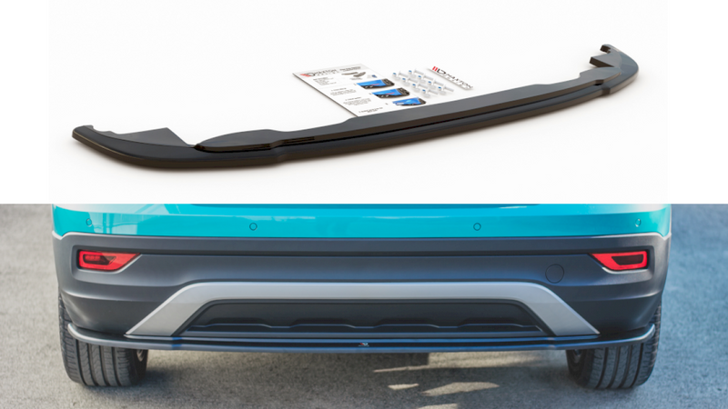 Maxton Design - CENTRAL REAR SPLITTER VW T CROSS (2018-2023)