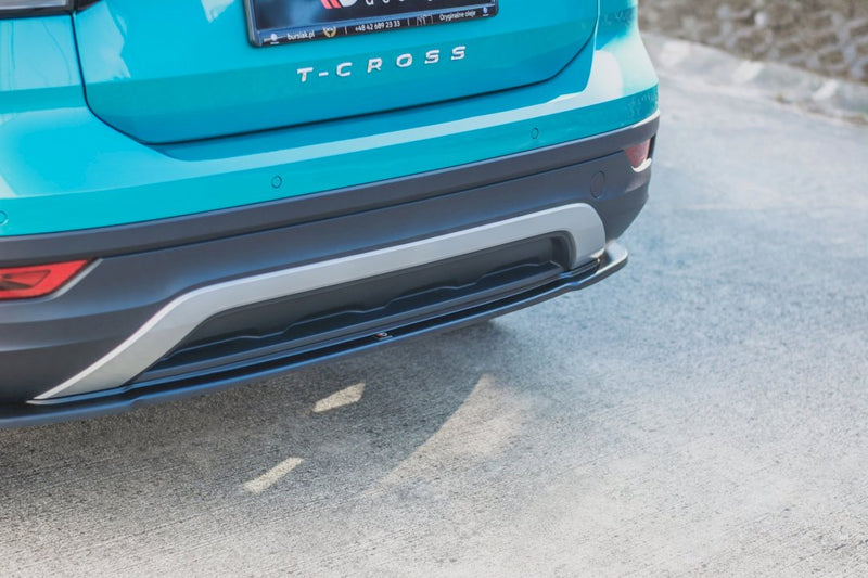 Maxton Design - CENTRAL REAR SPLITTER VW T CROSS (2018-2023)