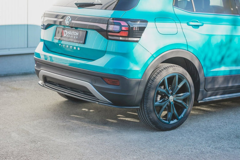 Maxton Design - CENTRAL REAR SPLITTER VW T CROSS (2018-2023)