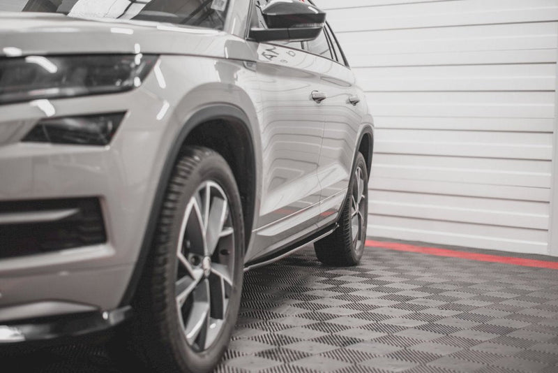 Maxton Design - SIDE SKIRTS DIFFUSERS SKODA KODIAQ SPORTLINE / RS (2017-2021)