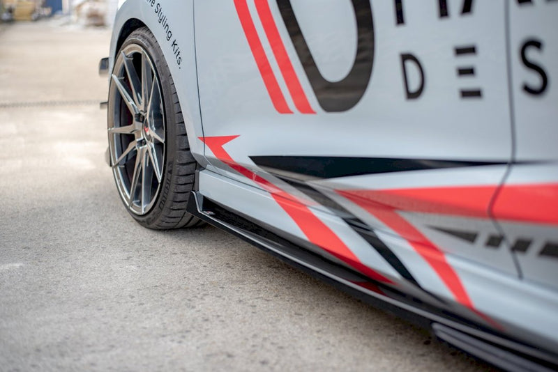Maxton Design - Side Skirts Diffusers V.4 Ford Fiesta Mk8 ST / ST-Line
