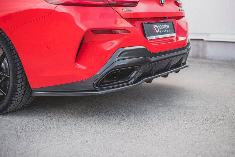 Maxton Design - CENTRAL REAR SPLITTER (WITH VERTICAL BARS) BMW M850I G15 (2018-)