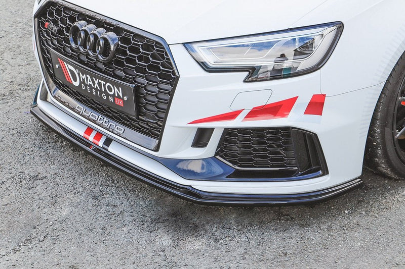 Maxton Design - FRONT SPLITTER V.2 AUDI RS3 8V FACELIFT SPORTBACK (2017-2020)