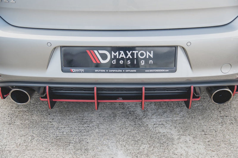 Maxton Design - STREET PRO REAR DIFFUSER V.1 VW GOLF MK 7 GTI 2013-2016