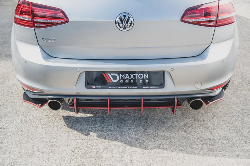 Maxton Design - STREET PRO REAR DIFFUSER V.2 VW GOLF MK 7 GTI 2013-2016