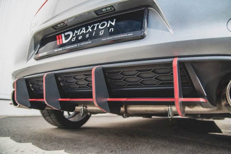 Maxton Design - STREET PRO REAR DIFFUSER V.2 VW GOLF MK 7 GTI 2013-2016