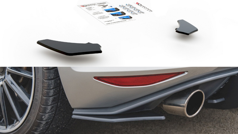Maxton Design - STREET PRO REAR SIDE SPLITTERS V.2 VW GOLF MK7 GTI